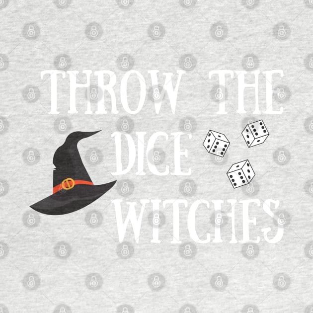 Throw the Dice Witches It's Buncoween Bunco Night Dice Game by MalibuSun